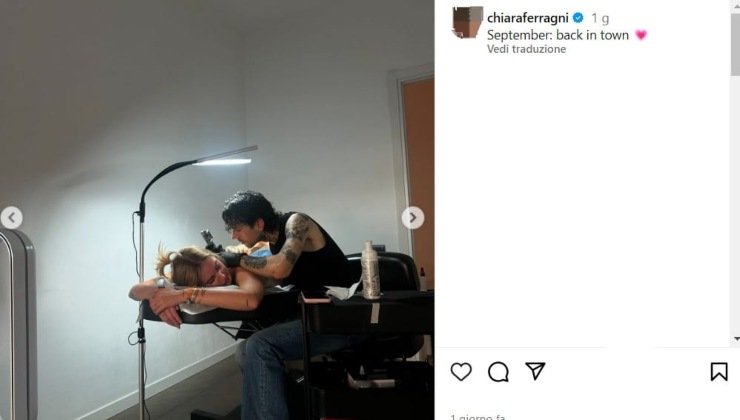 chiara ferragni gesto dopo addio