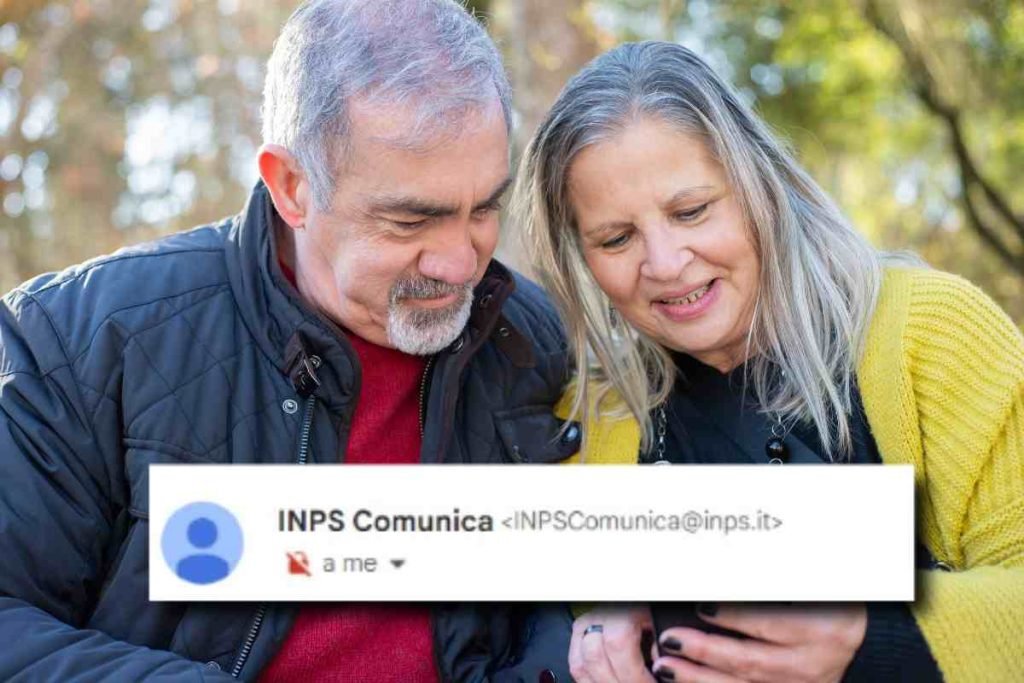 E-mail INPS a tutti i pensionati