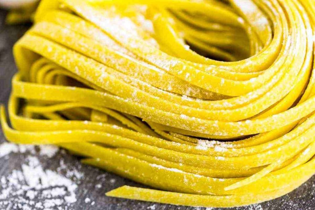 Fettuccine con gamberi fi fiume