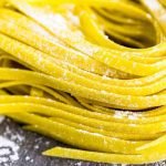 Fettuccine con gamberi fi fiume