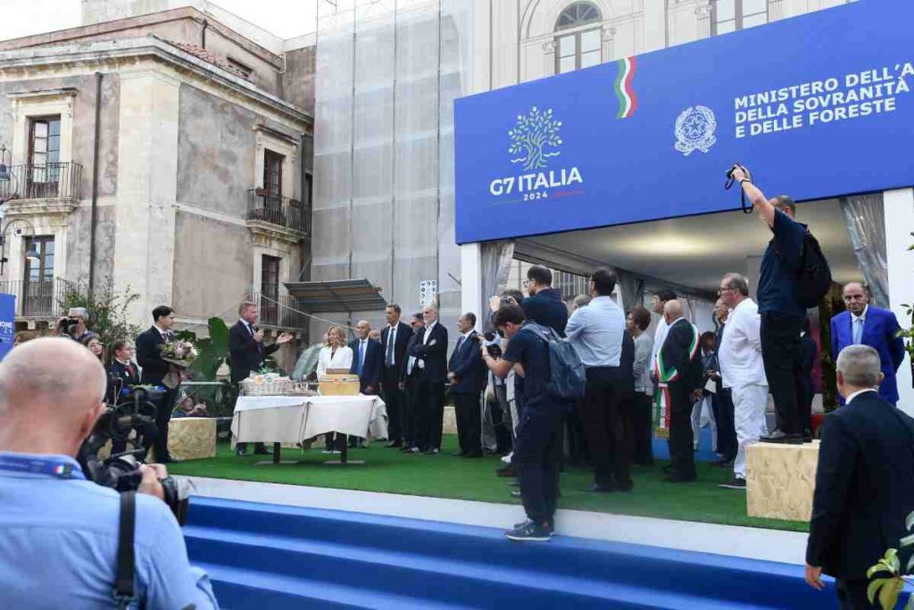 Stand Abruzzo G7 Pesca Agricoltura Siracusa