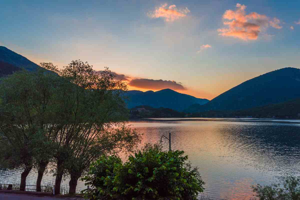 panorama sul lago di scanno
