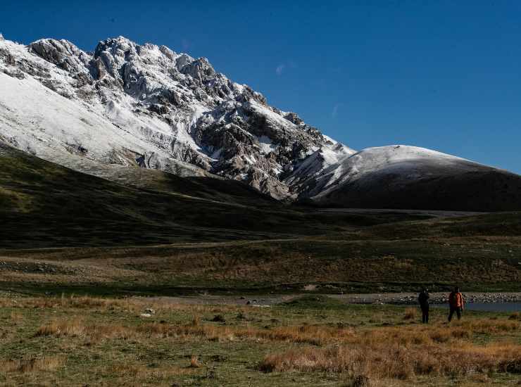 Sul Gran Sasso ha nevicato