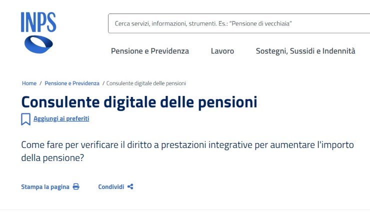 Come aumentare l’importo della pensione, l'e-mail 