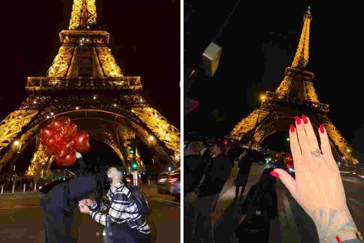 Temptation Ispand, le foto della proposta di matrimonio a Parigi di Antonio a Titty 