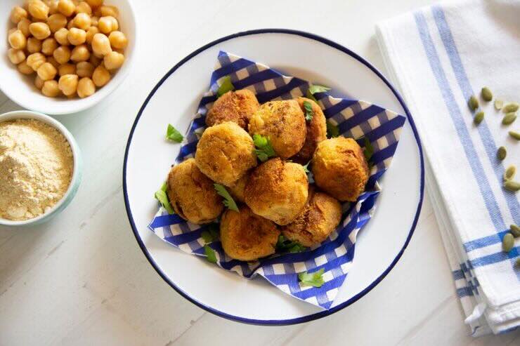 La ricetta delle polpette di ceci