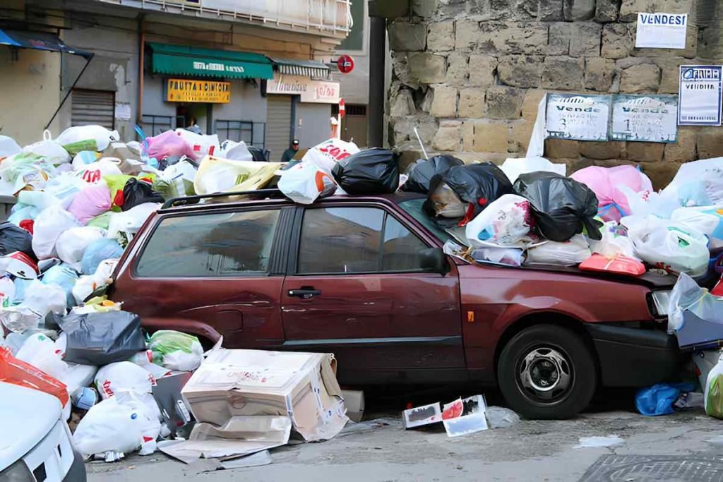 spazzatura a Napoli