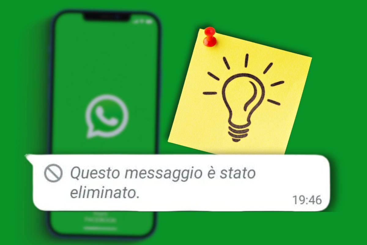 Messaggi cancellati WhatsApp trucco