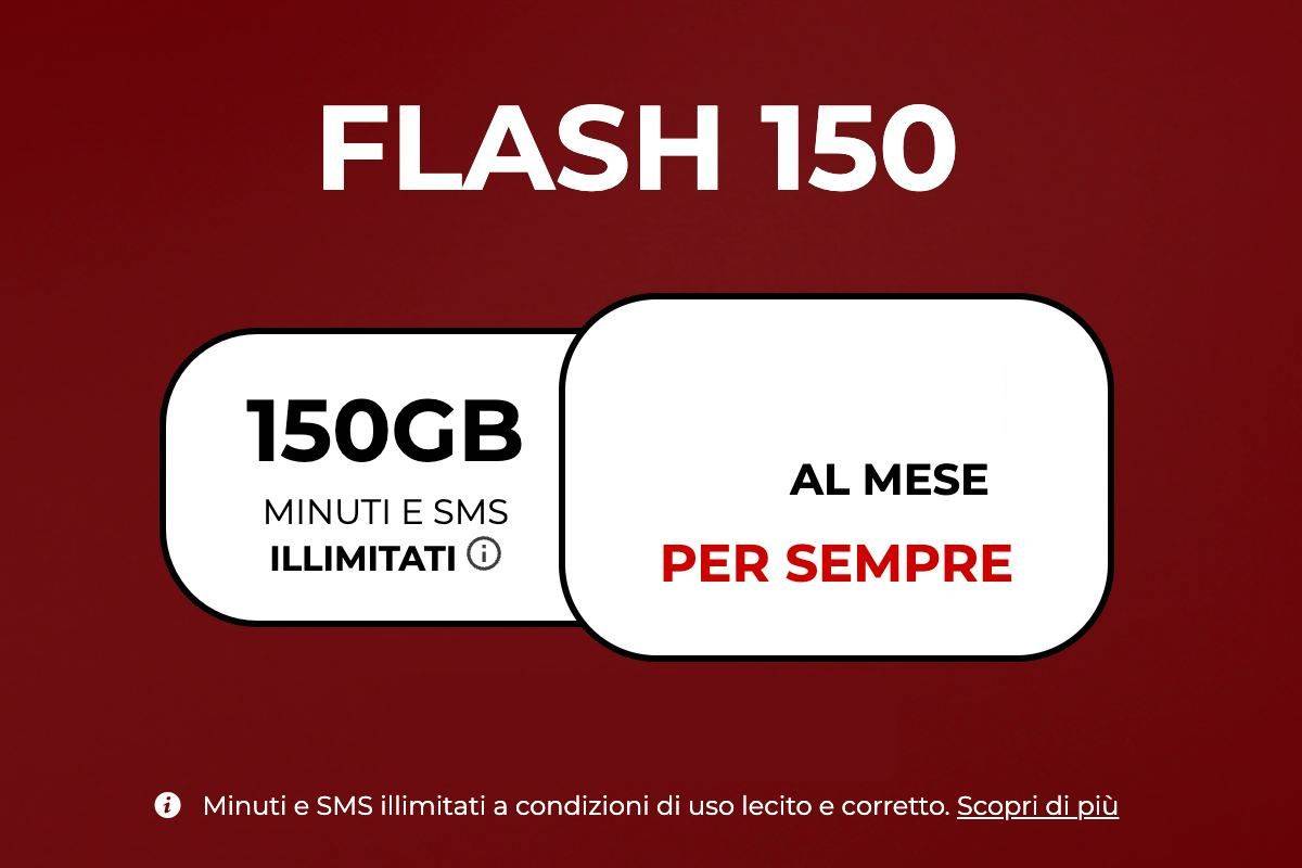 Tutto sulla promozione Flash 150 di Iliad