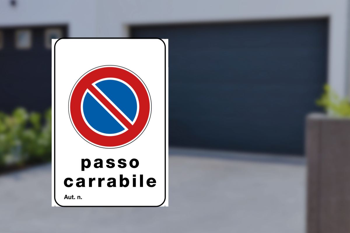 Passo Carrabile cartello