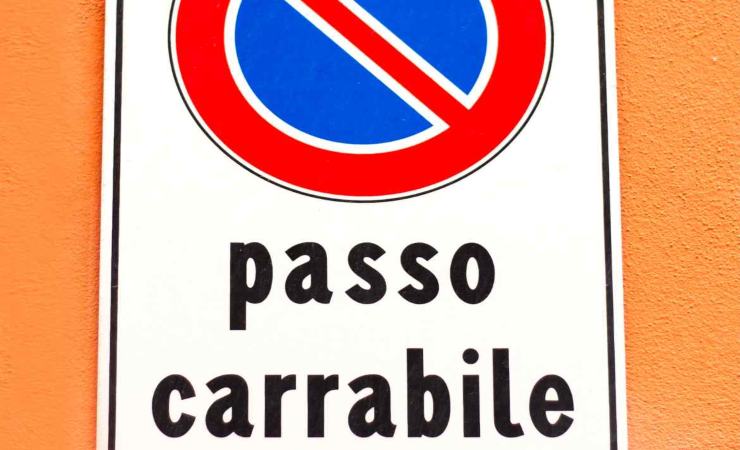 Passo carrabile parla la legge 