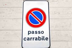 Passo carrabile ecco che arriva la multa