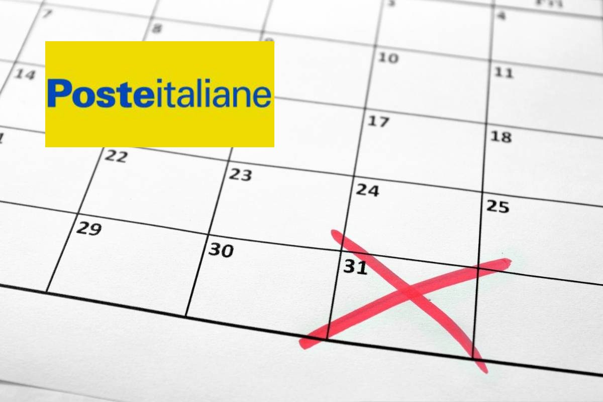 calendario poste italiane