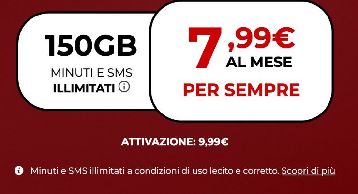 Iliad clienti offerta Flash 150