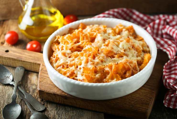 ricetta pasta al forno con zucca