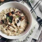 ricetta risotto funghi e castagne