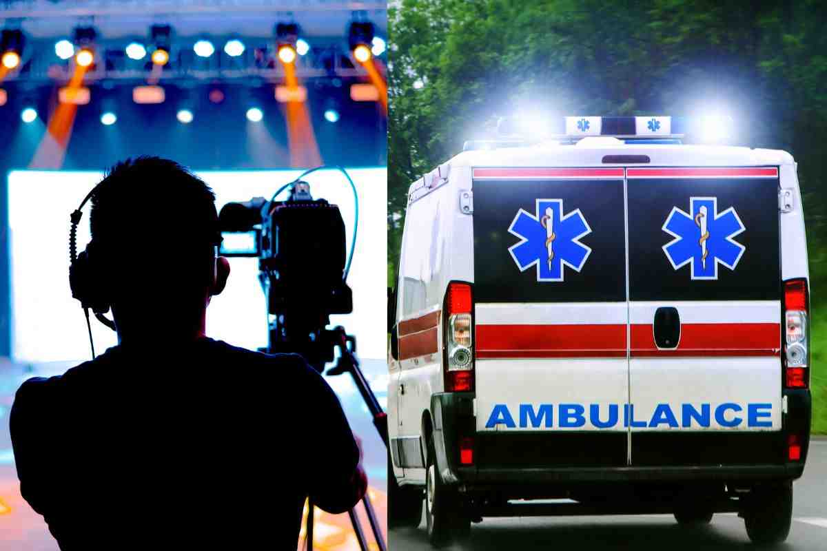 Nel programma arriva l'ambulanza