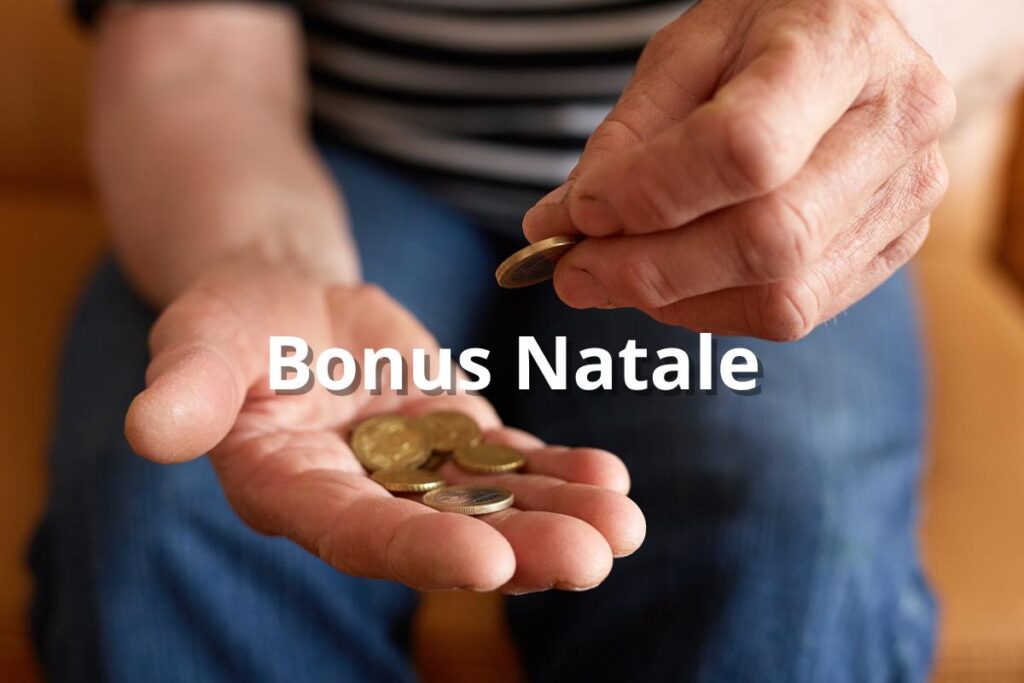 Monete in mano, bonus natale