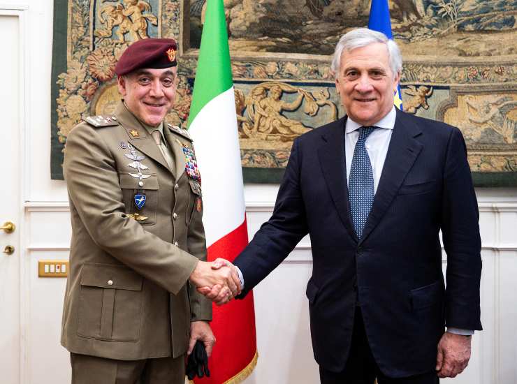 Generale Masiello e Tajani