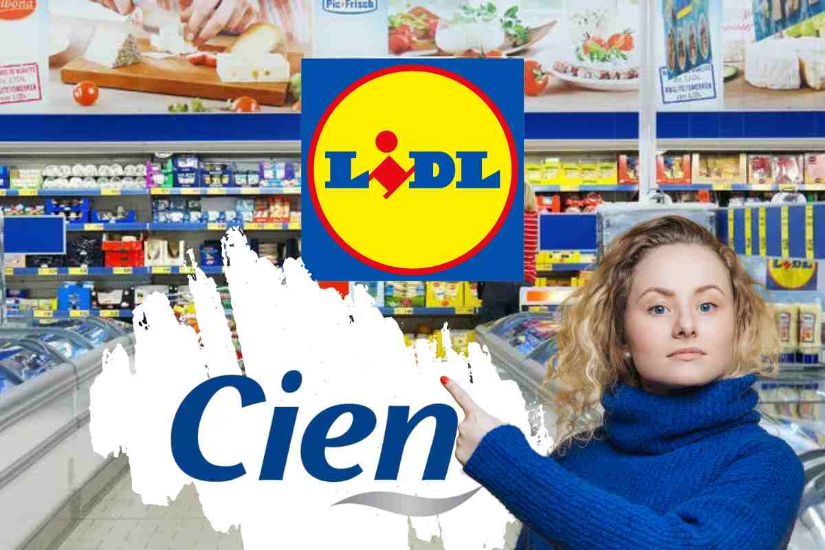 Una corsia in un discount Lidl