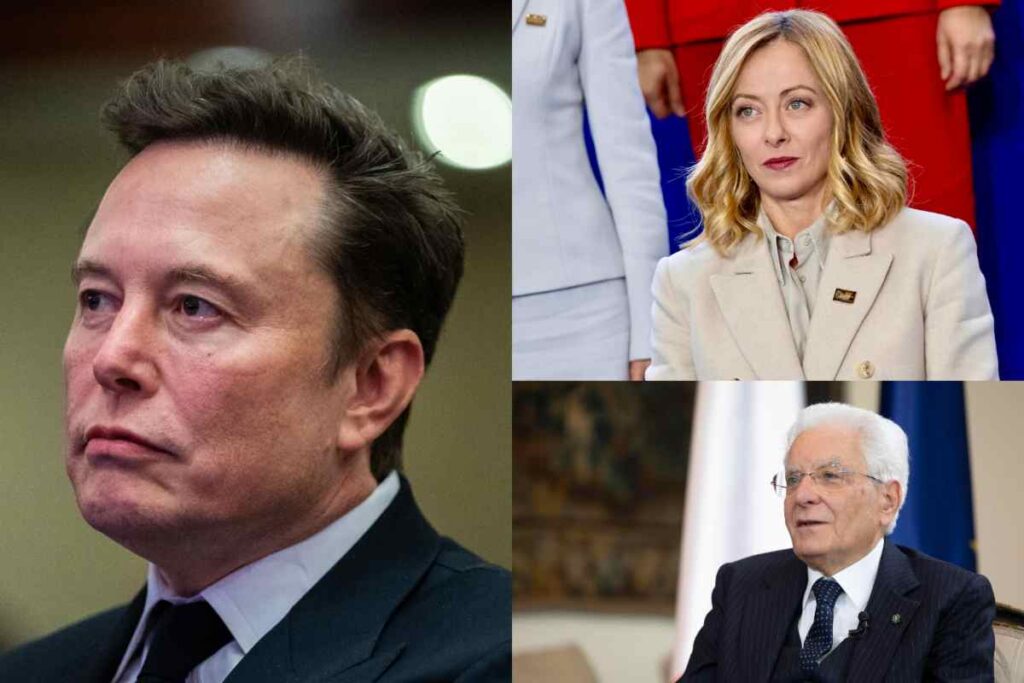 Musk, Meloni e Mattarella