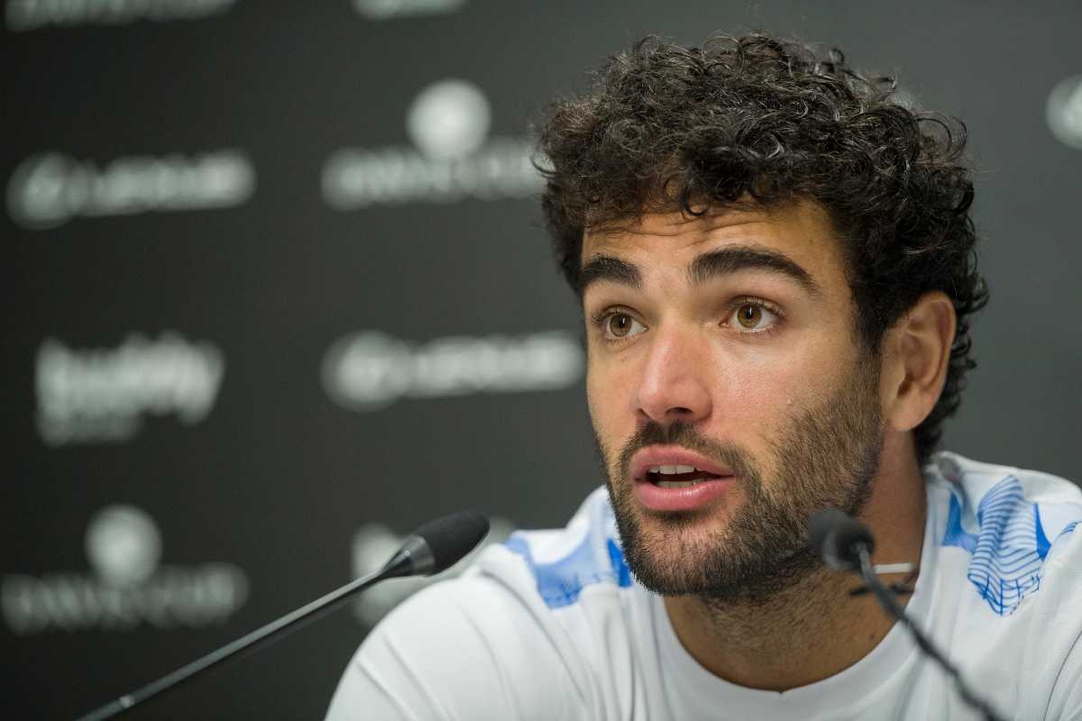 Matteo Berrettini in conferenza stampa