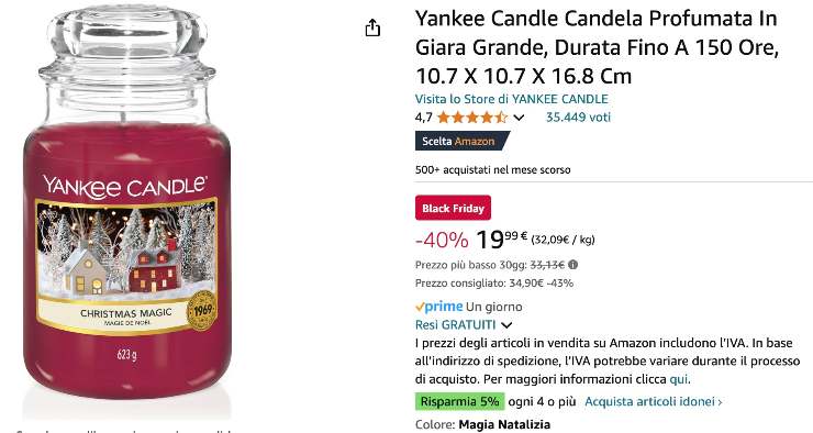 Candela su Amazon