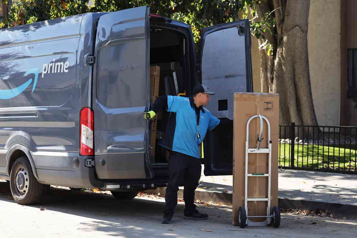 Una consegna di Amazon