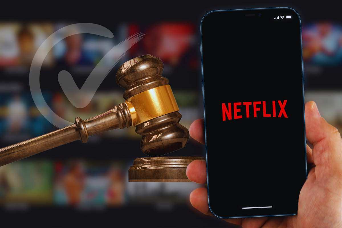 Netflix e martelletto da giudice