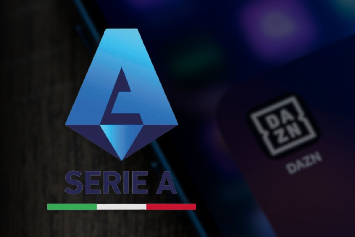 Logo Serie A e Logo DAZN