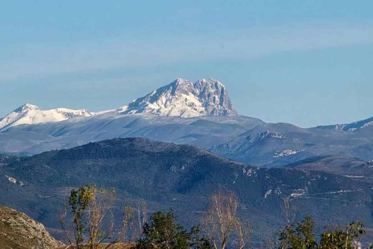 Il Gran Sasso innevato