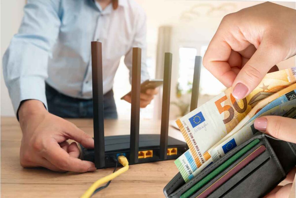 Router per connessione internet domestica