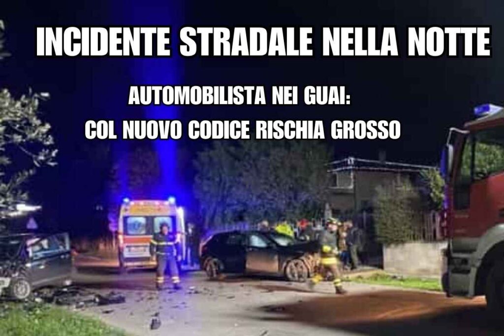 Incidente stradale