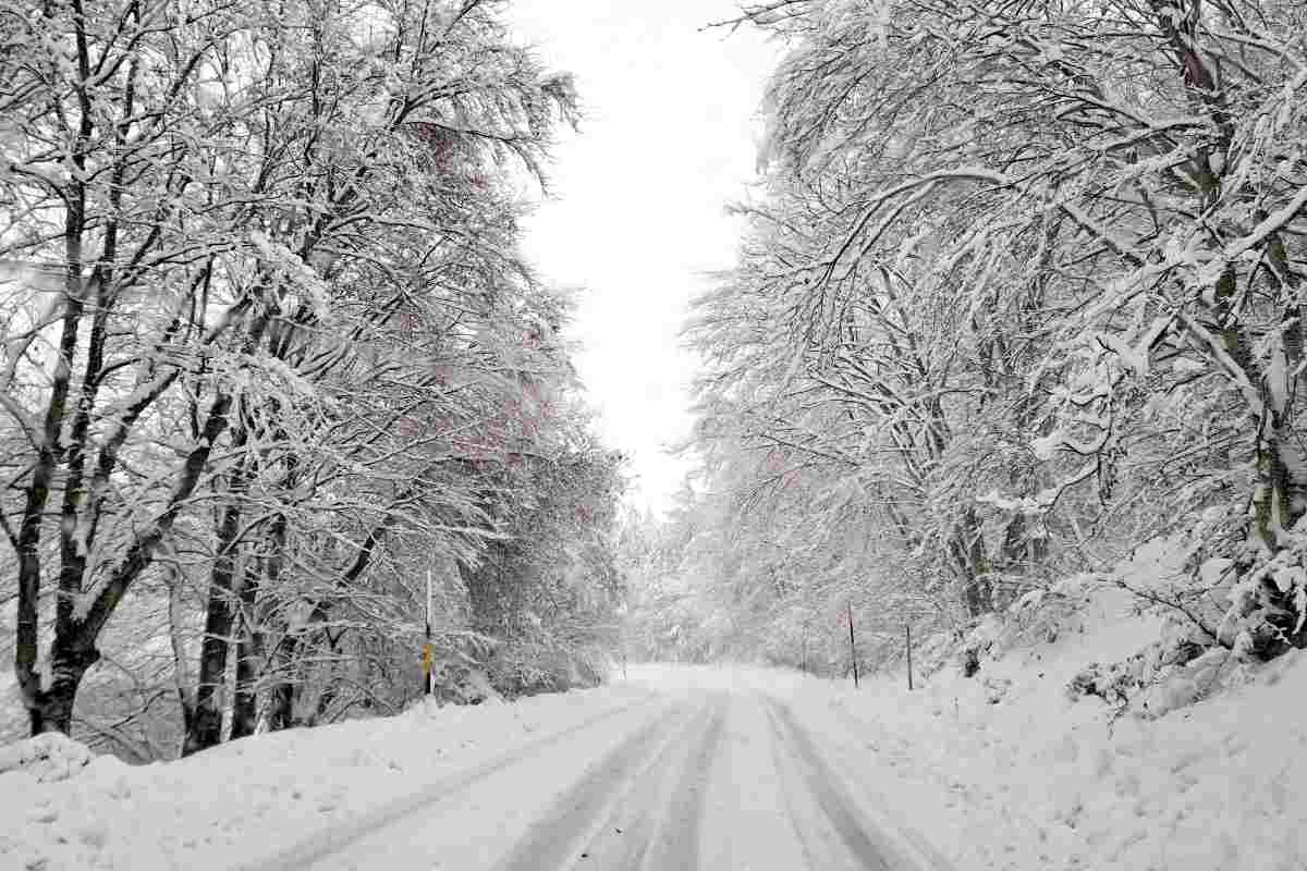 Neve anche a bassa quota