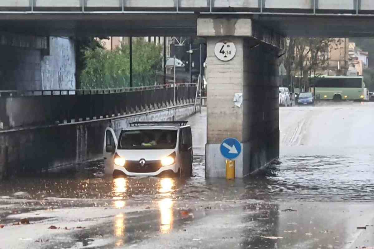 Pescara dopo pioggia incessante