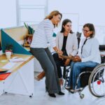 disabile a lavoro in ufficio