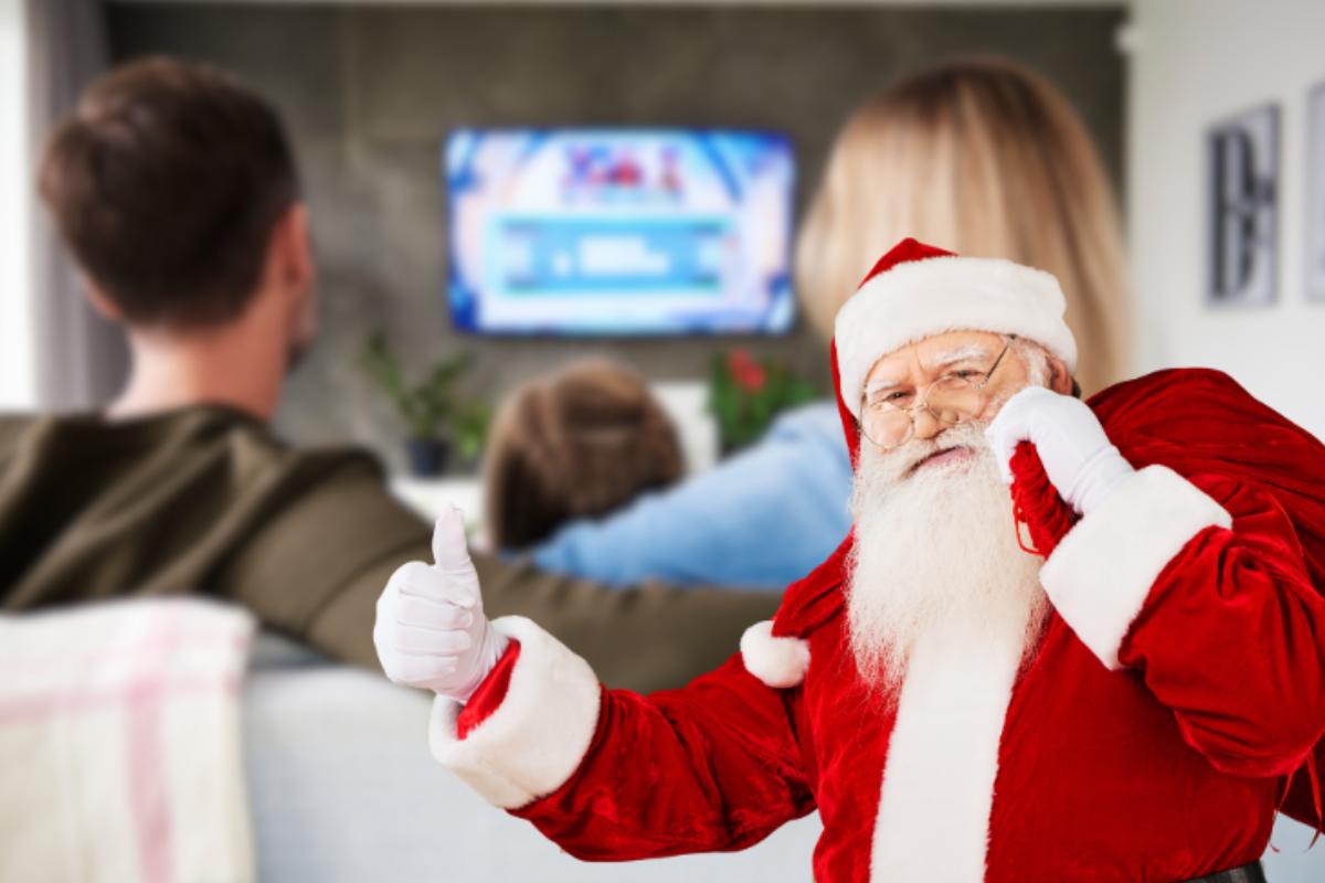 famiglia tv babbo natale