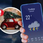 auto meteo pioggia smartphone