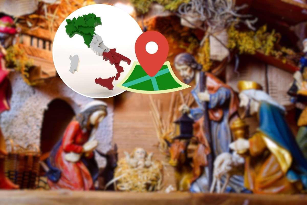 presepe e italia cartina