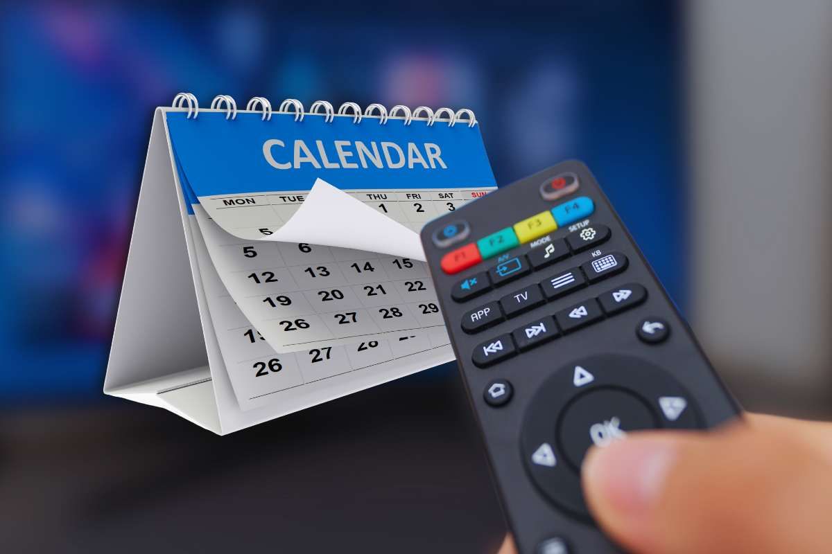 Telecomando e calendario