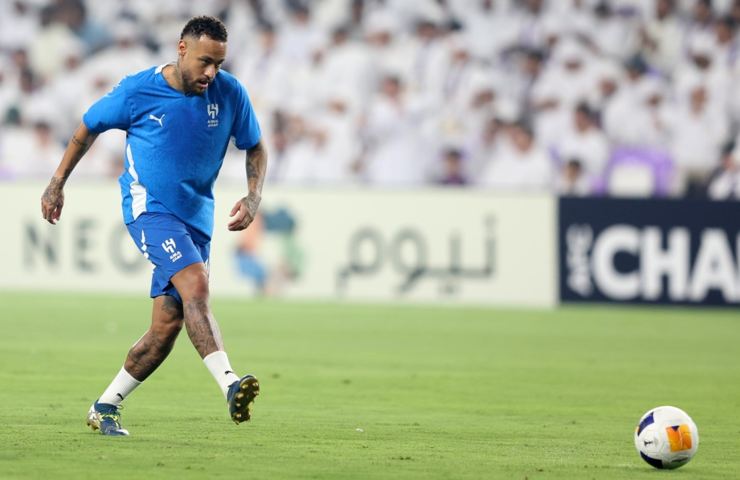 Neymar con l'Al-Hilal