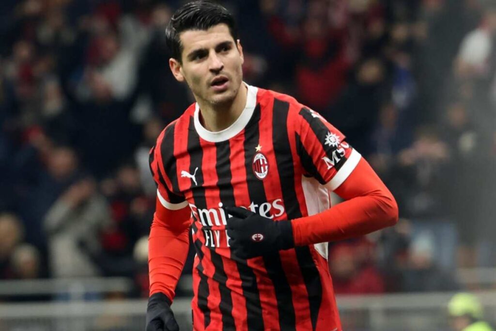 Alvaro Morata in campo