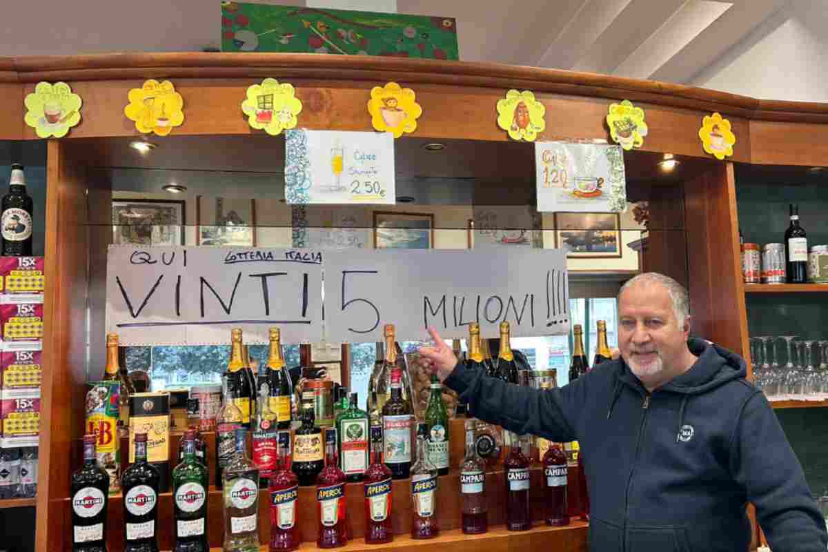 Bar Valdagno, in via Forze Armate a Milano dove è stato venduto il primo biglietto della lotteria