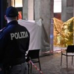 Polizia sul luogo del delitto