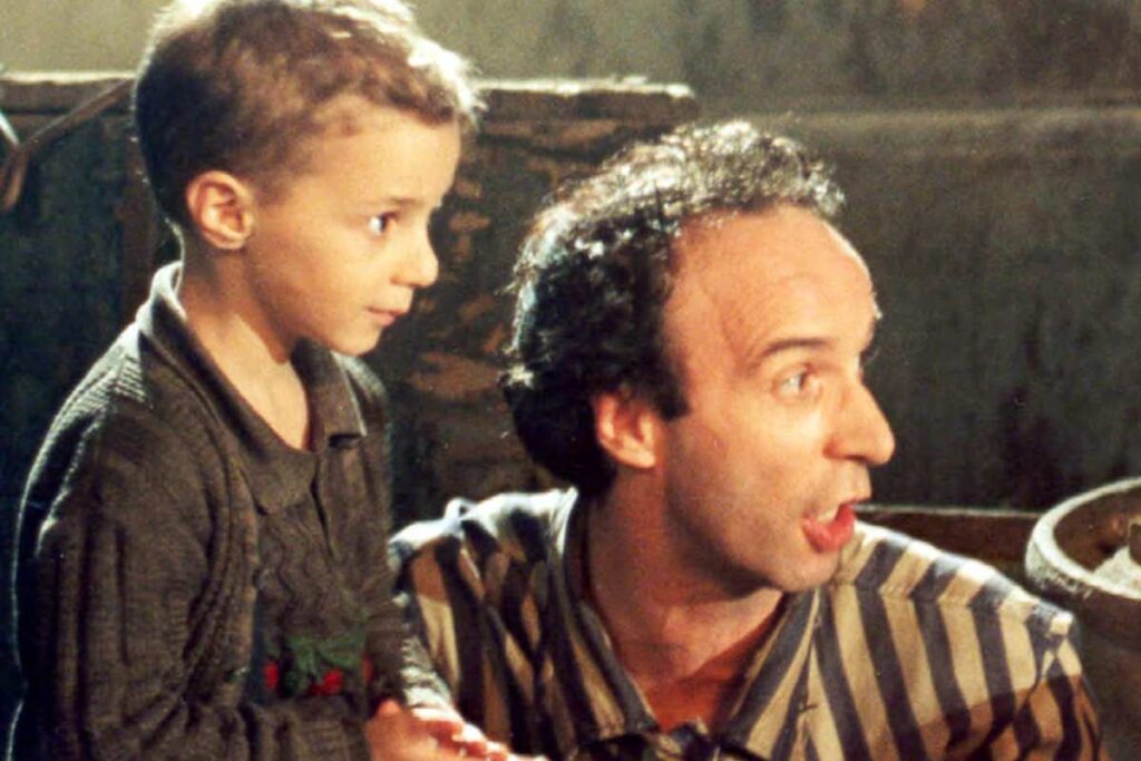 Roberto e Giorgio ne La Vita è bella