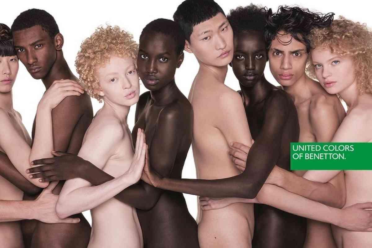 Una foto per la Benetton