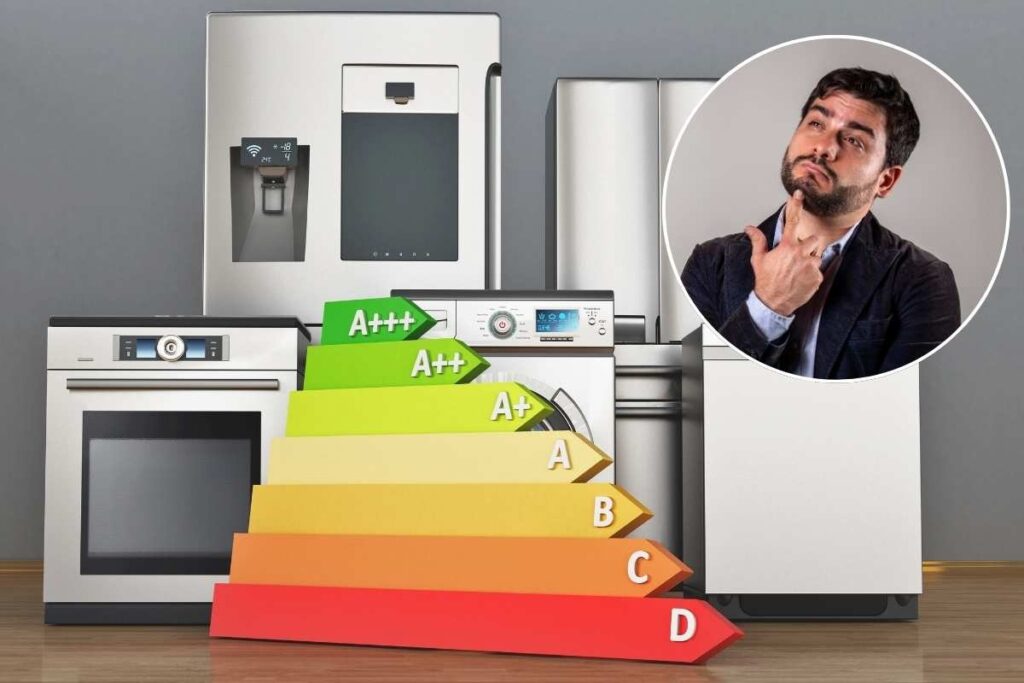 elettrodomestici e uomo