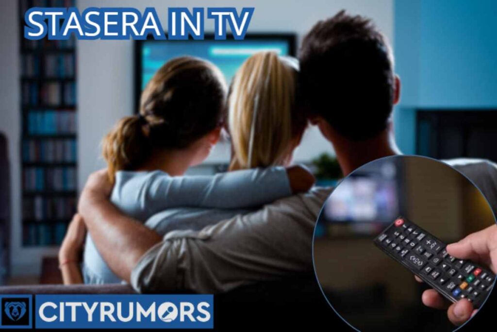 Genitori e figlia che guardano tv