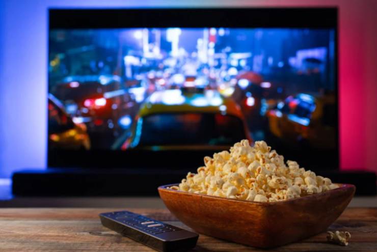 tv e popcorn