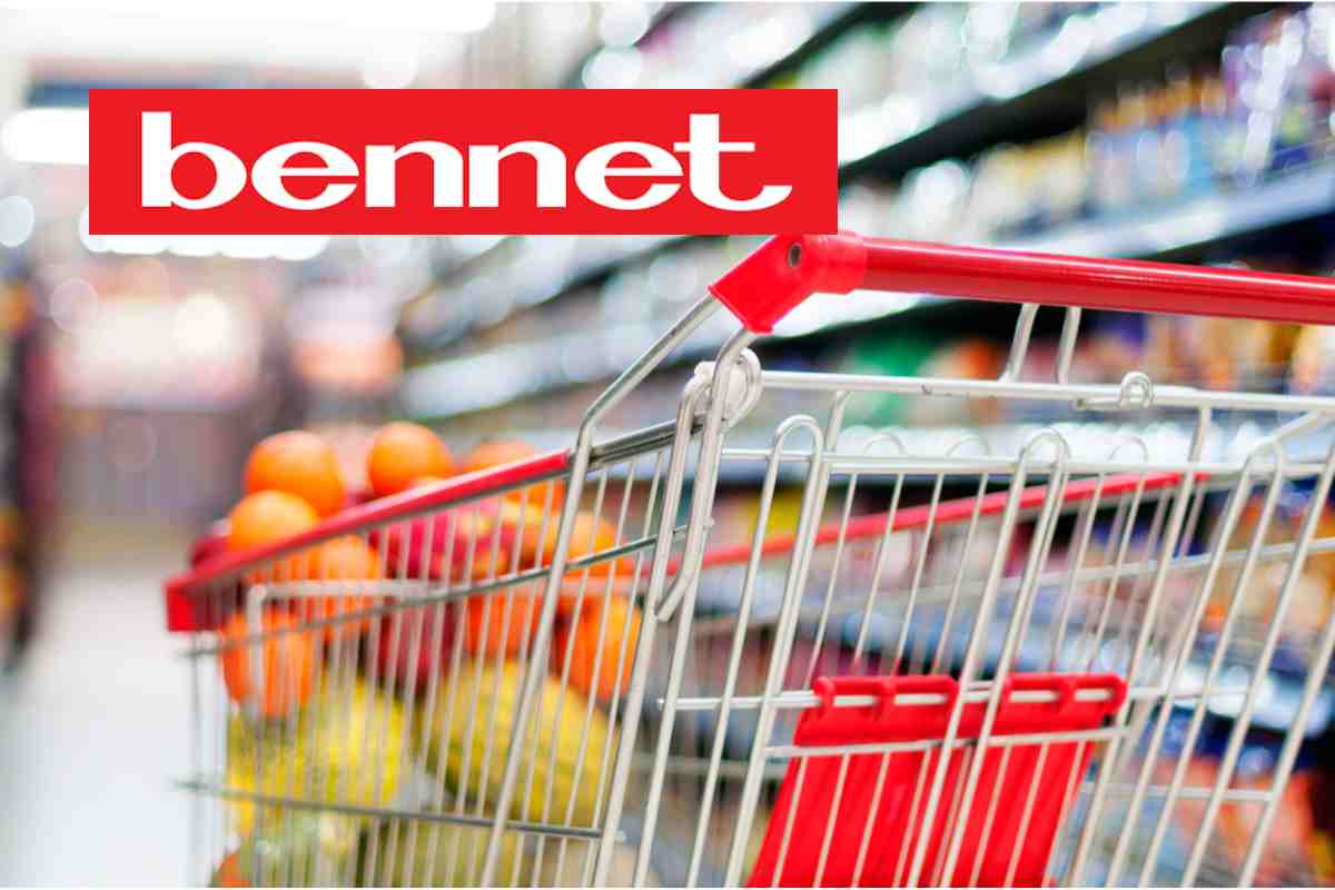 Carrello della spesa con logo Bennet